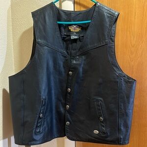 Harley Davidson vest Vietnam Vet embroidery size XXL